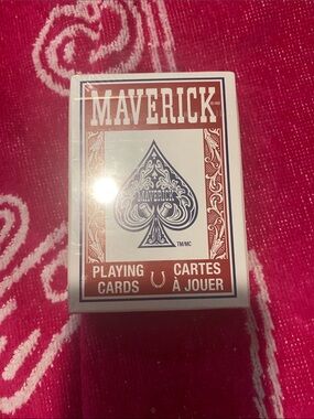 Maverick Red Playing Cards - Standard Deck
